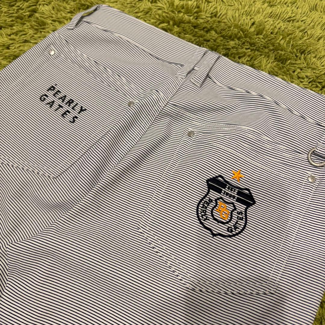 パーリーゲイツ PEARLYGATES ストレッチパンツ 細ボーダー サイズ1