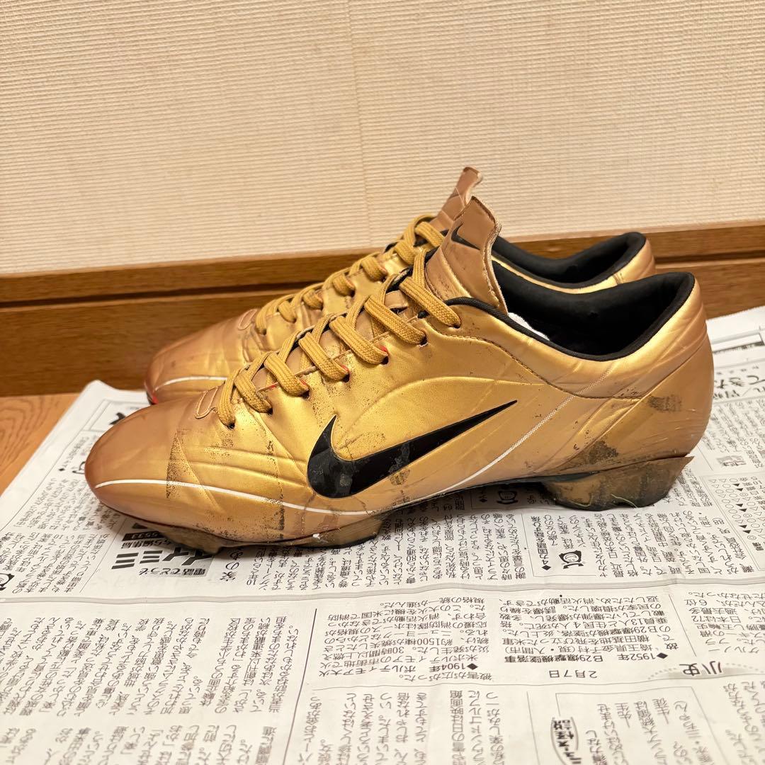 NIKE マーキュリアルヴェイパー2 ゴールド　25.5cm