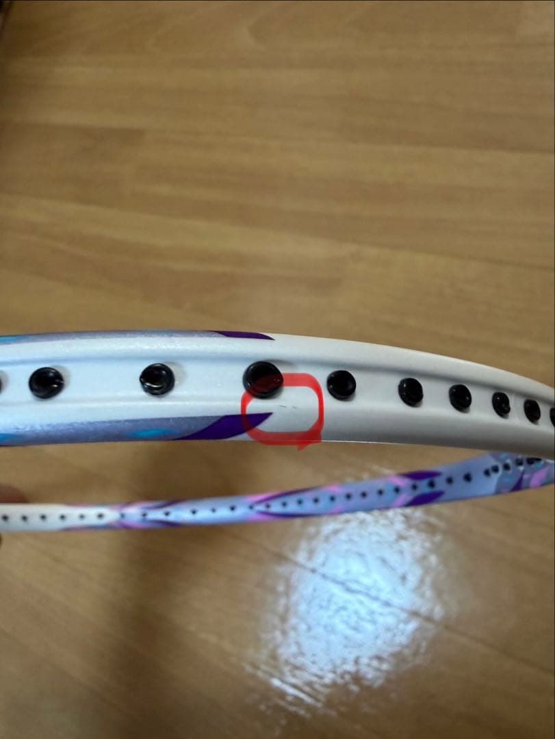 YONEX ナノフレア111 4U5 バドミントンラケット ケース付き