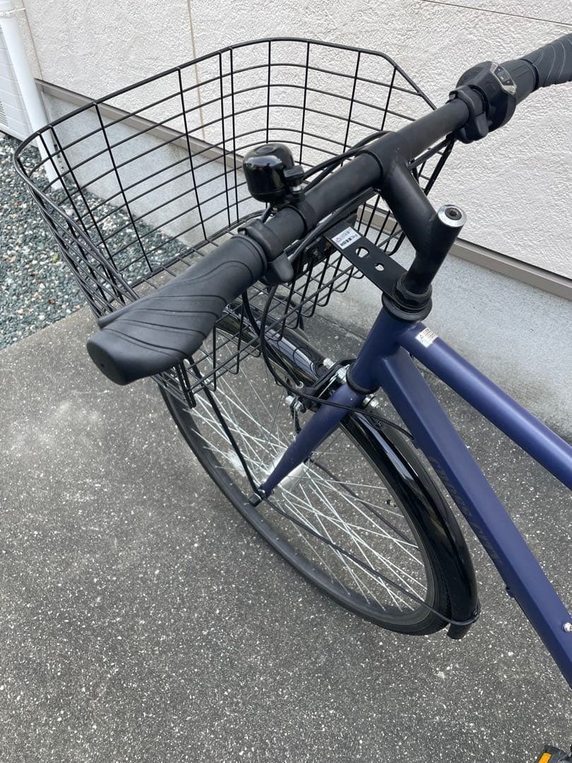 シティサイクル 前面バスケット付き　自転車　27インチ　整備済み