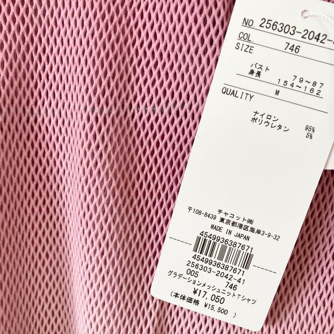 チャコット ノーソーイングニット グラデーション ピンク M ヨガウェア バレエ