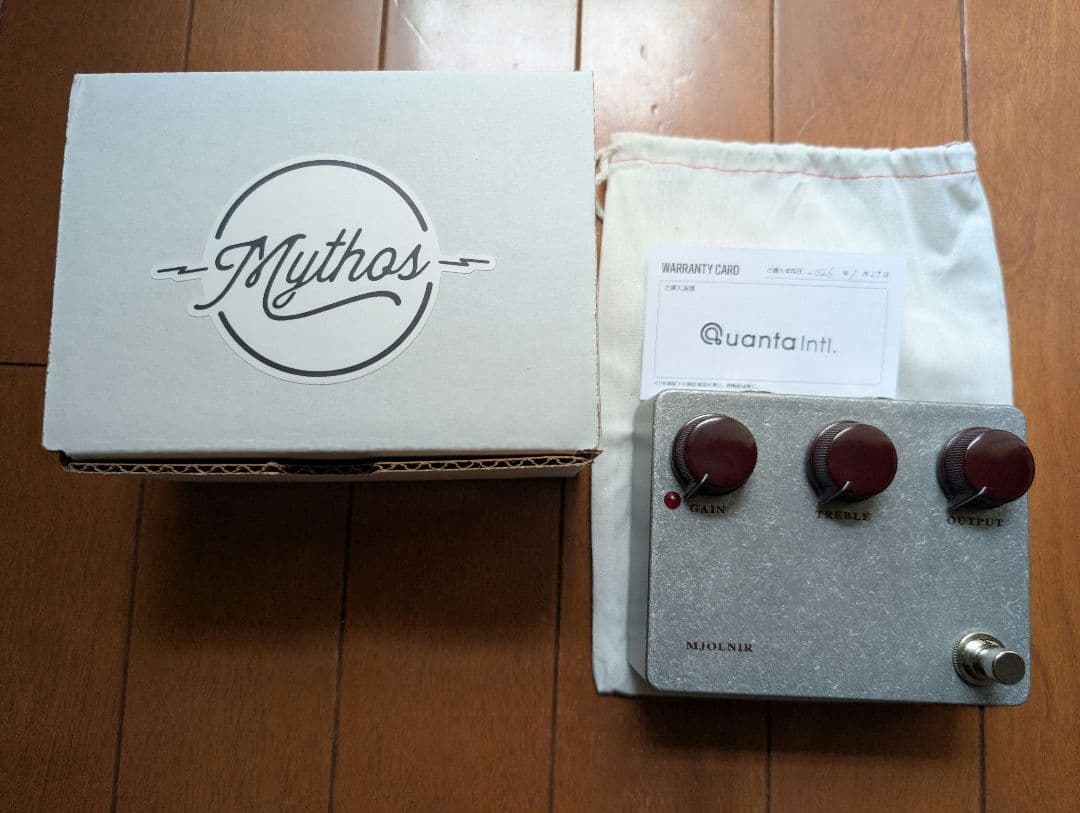 ギター Mythos Pedals Mjolnir Limited Slver
