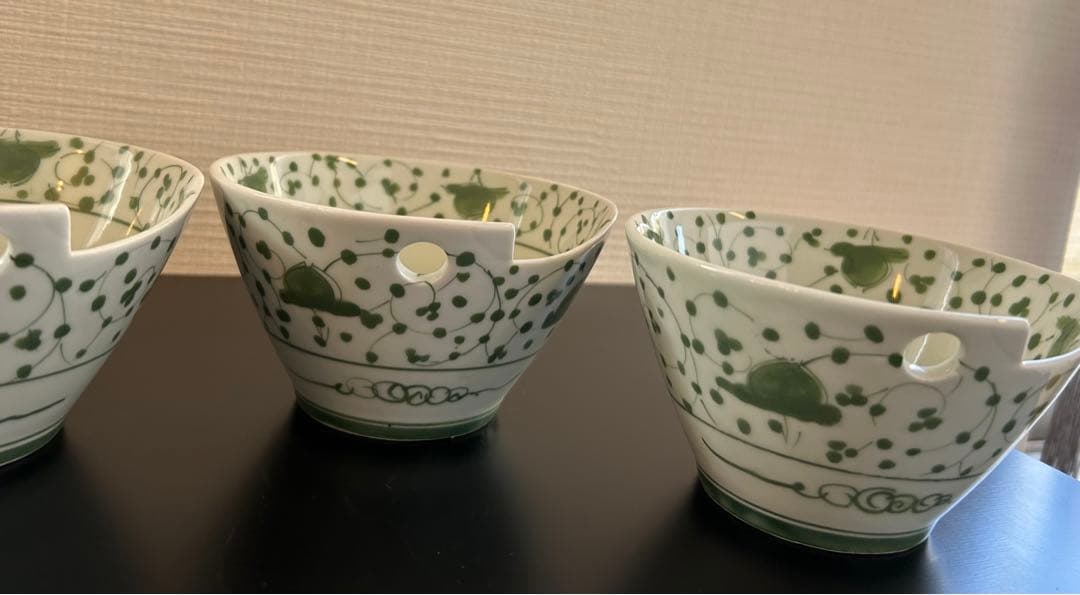 ベトナム　バッチャン焼き　どんぶり　レンゲ　小物入れ付き　食器