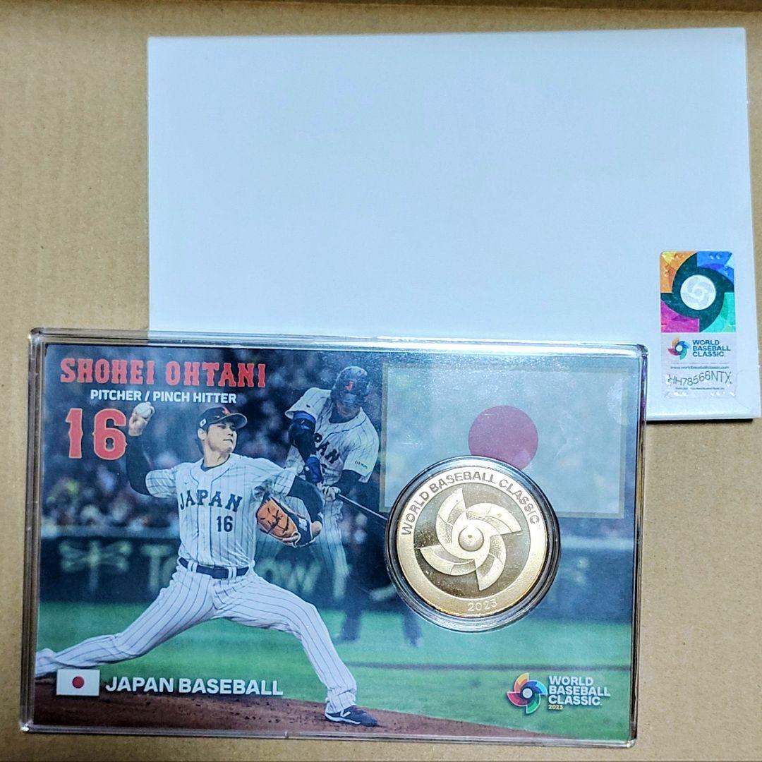 大谷 翔平 2023年 WBC チャンピオン記念 メダル付き カード 日本郵便