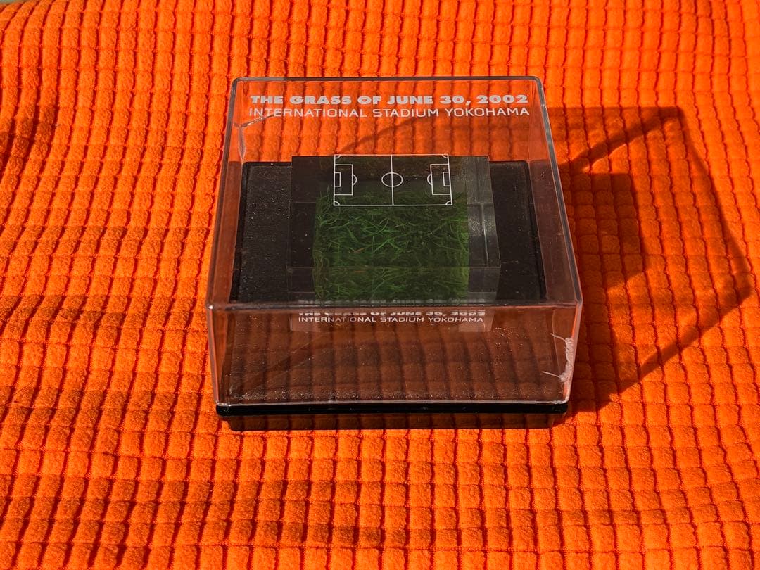 2002 FIFA 日韓 W杯 横浜国際総合競技場 記念グッズ 決勝の芝