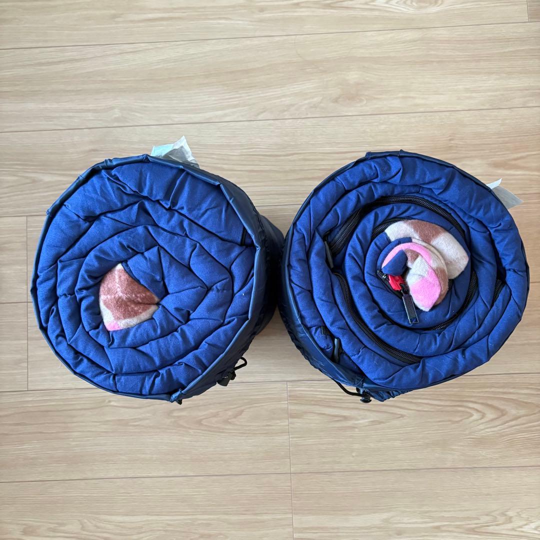 【美品2個セット】Coleman コールマン 寝袋 スリーピングバッグ フリース