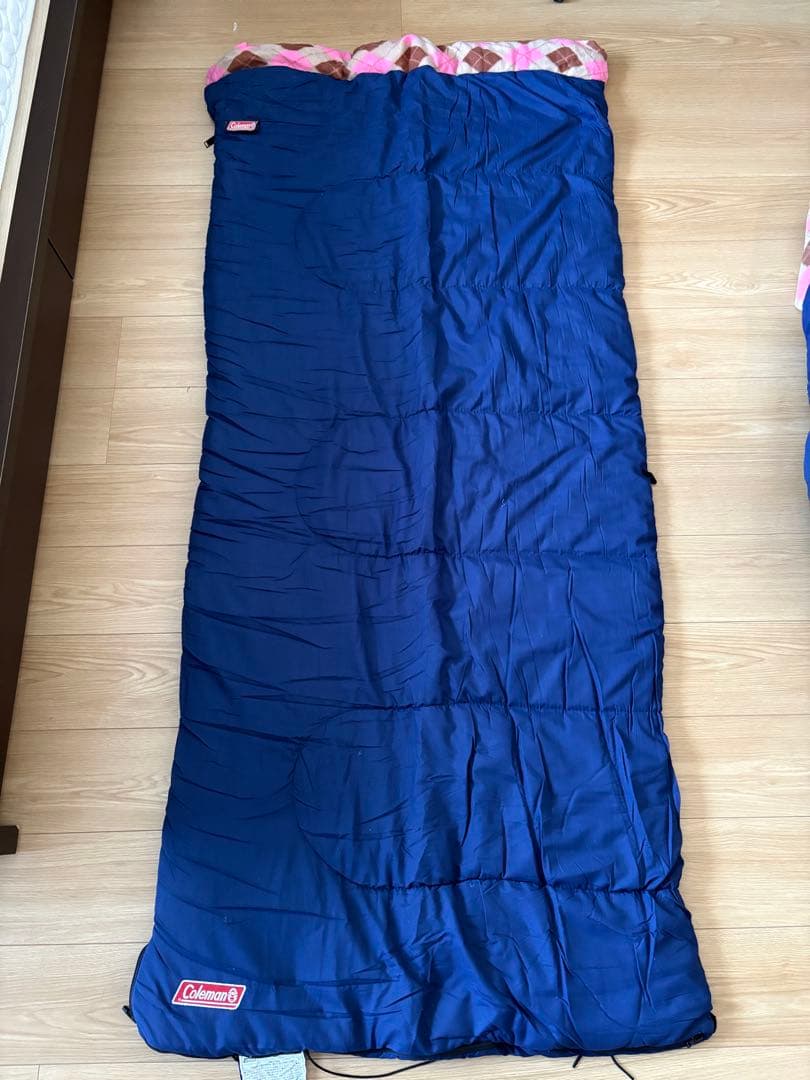 【美品2個セット】Coleman コールマン 寝袋 スリーピングバッグ フリース