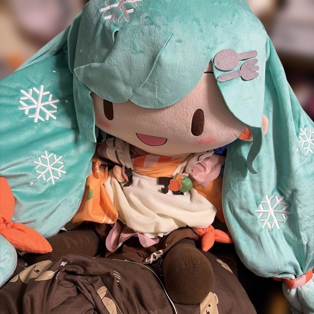 最終お値下げ！初音ミク超特大ぬいぐるみ