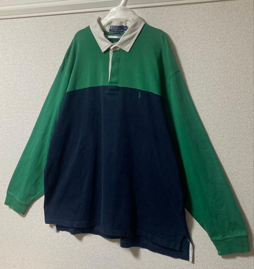 希少‼︎90s Polo By Ralph Lauren ラガーシャツ ポロシャツ