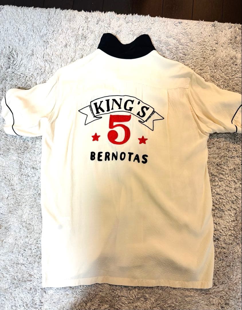 STYLE EYES RAYON BOWLING SHIRT“KING'S 5”