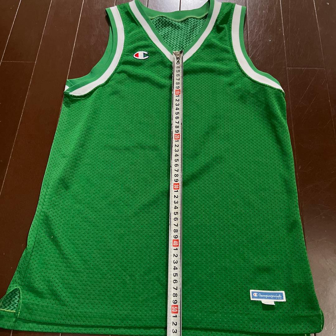 Champion メッシュタンクトップ 緑色 JASPO M