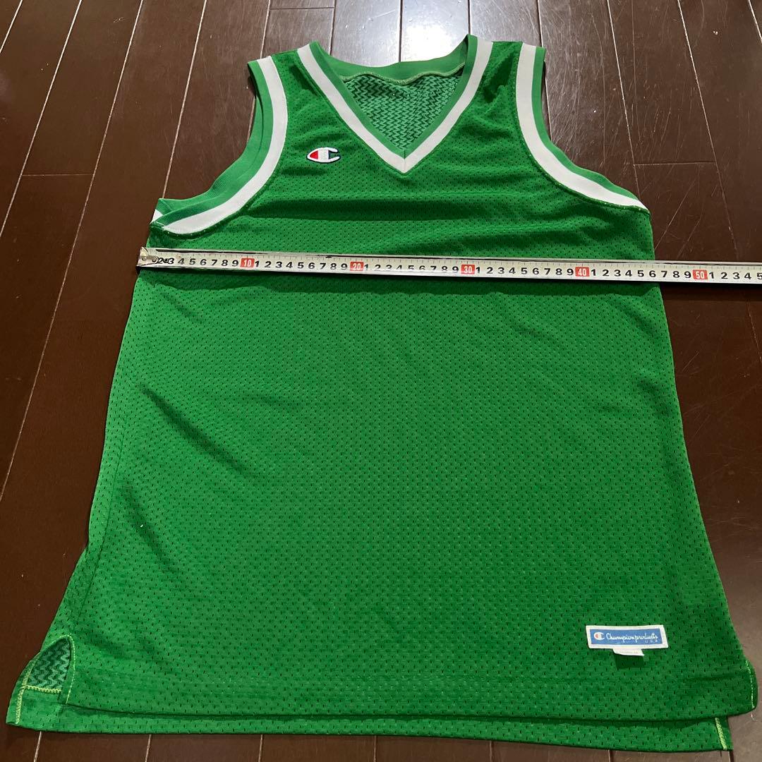 Champion メッシュタンクトップ 緑色 JASPO M