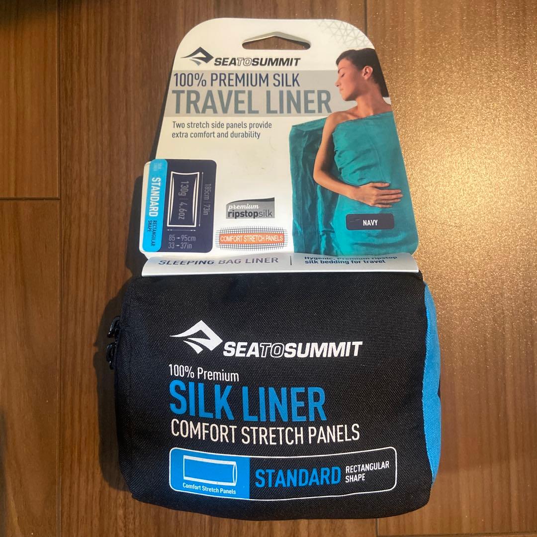 新品未使用　　Sea To Summit プレミアムシルク長方形ライナー