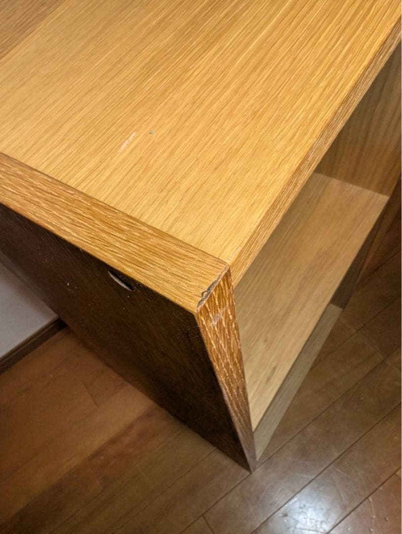 ■送料込■無印良品 スタッキングシェルフ 木製家具 棚 オーク材 収納 MUJI