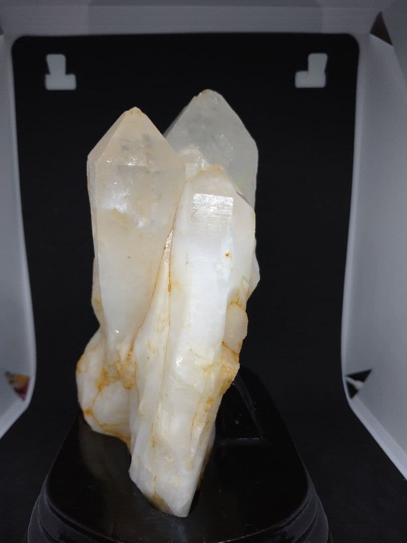 天然石■水晶■原石■ロッククリスタルクォーツ■カチ割■ラフ■専用台座付き②