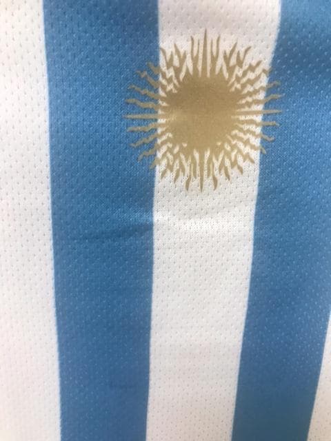 か*も様 Argentina Soccer Uniform Messi Size