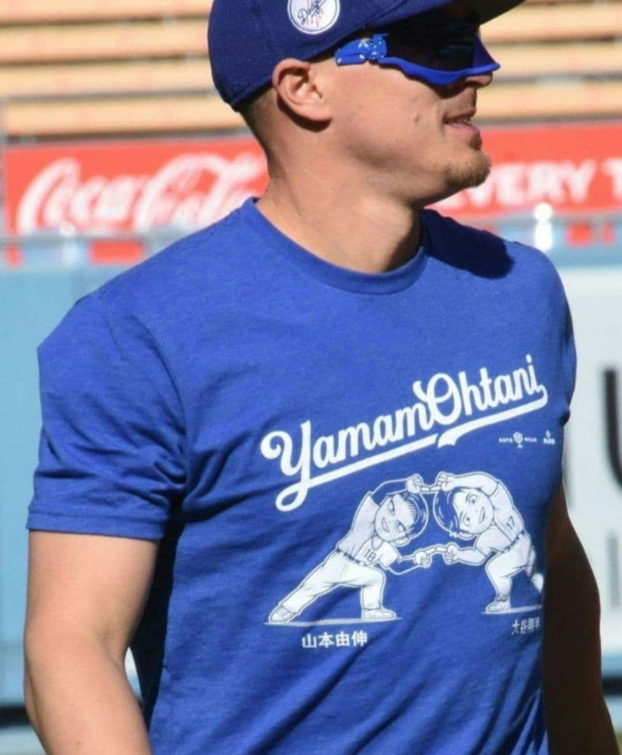 大谷翔平／山本由伸／ドラゴンボール／Tシャツ／ロサンゼルス・ドジャース／Sサイズ