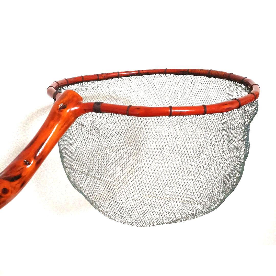 在銘品 シャレ木 渓流タモ 天然木タモ 一点物 渓流竿 ハエ竿 タナゴ竿 和竿