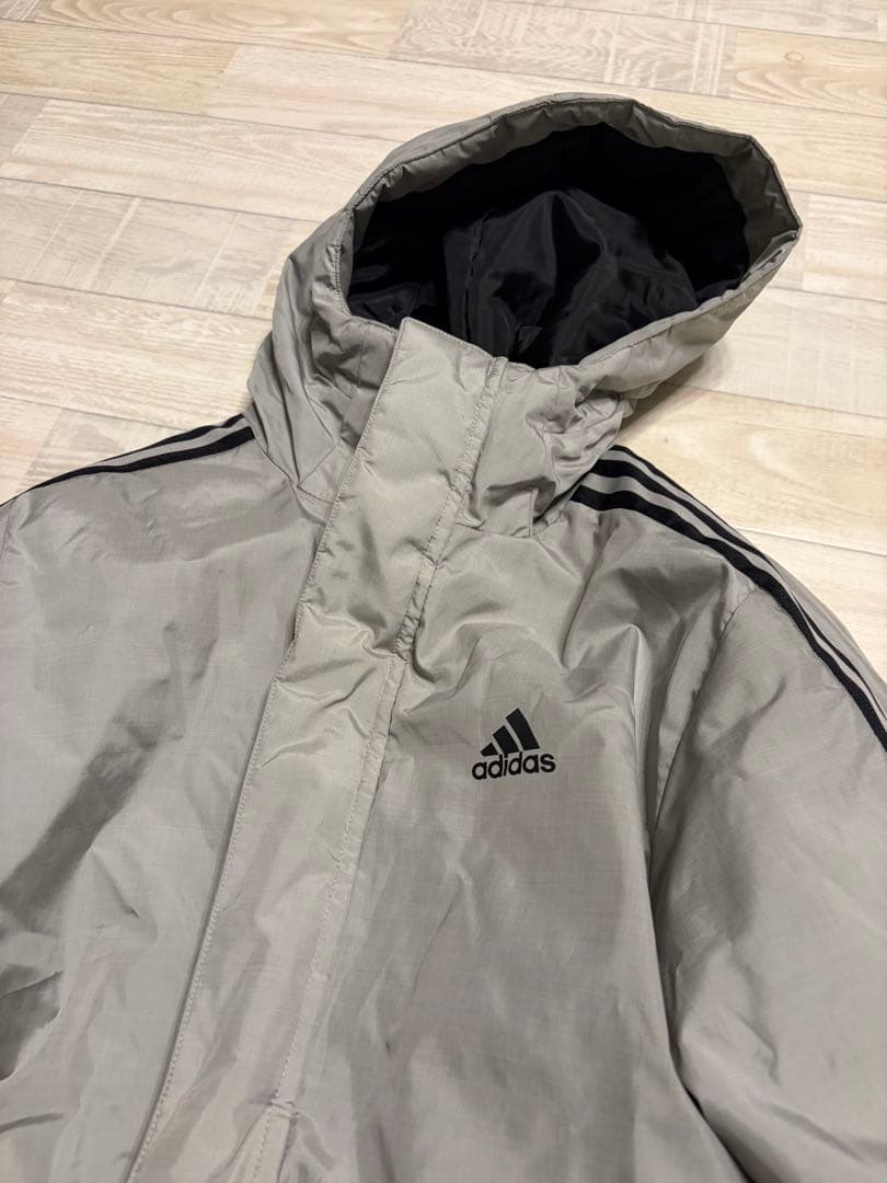 adidas フード付き　ベンチコート　2xl