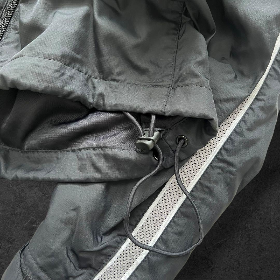 00s nike arsenal ナイロンジャケット　ドローコード　M