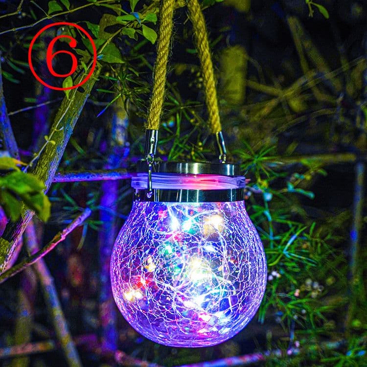 2個セット ソーラーランタン 自動消灯 LED