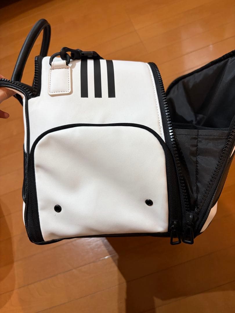 【美品】adidas golf ボストンバッグ ホワイト