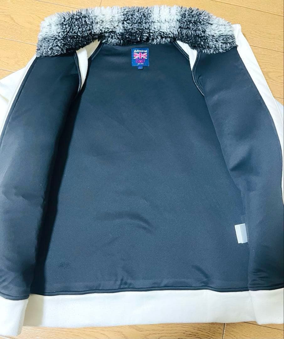 ADMRIAL GOLF フリースジャケット チェック柄レディース(L)
