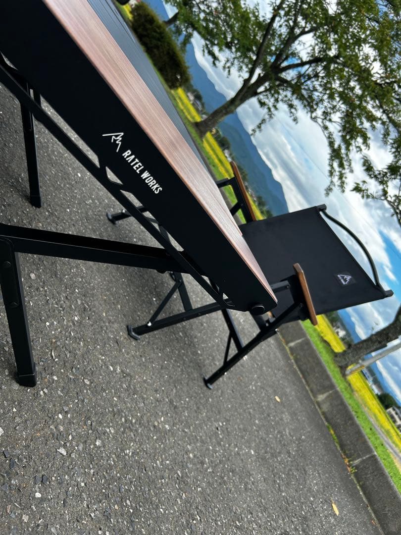 RATEL WORKS WOOD PANEL TABLE 120 極美品
