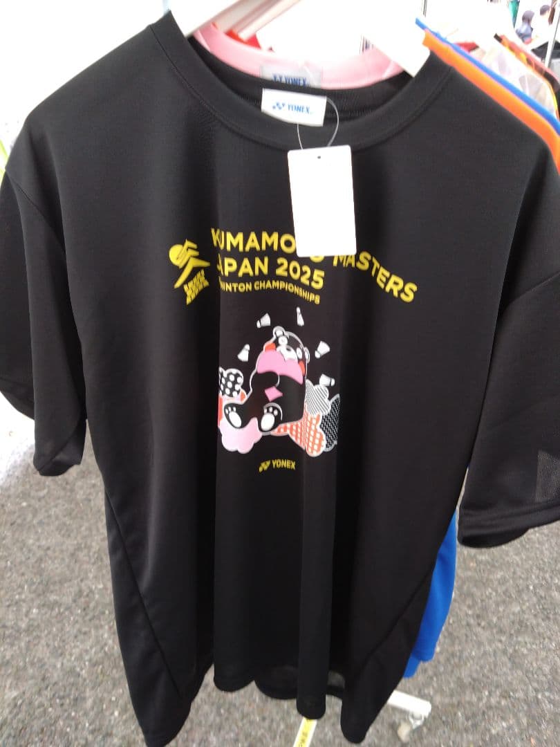 YONEX ヨネックス 2025熊本マスターズ くまモンTシャツ