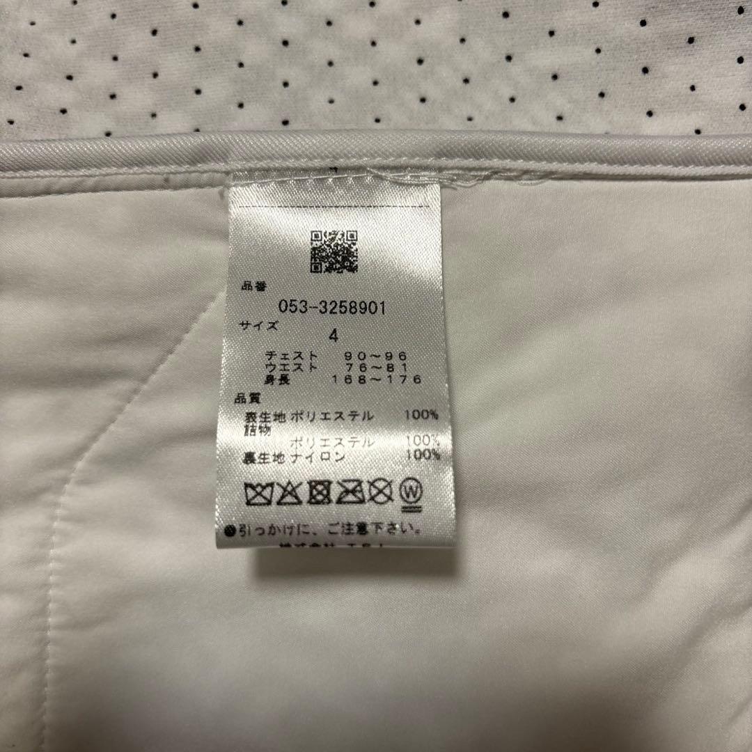 パーリーゲイツTEXBRID20GダンボールJQ千鳥柄ベストサイズ4