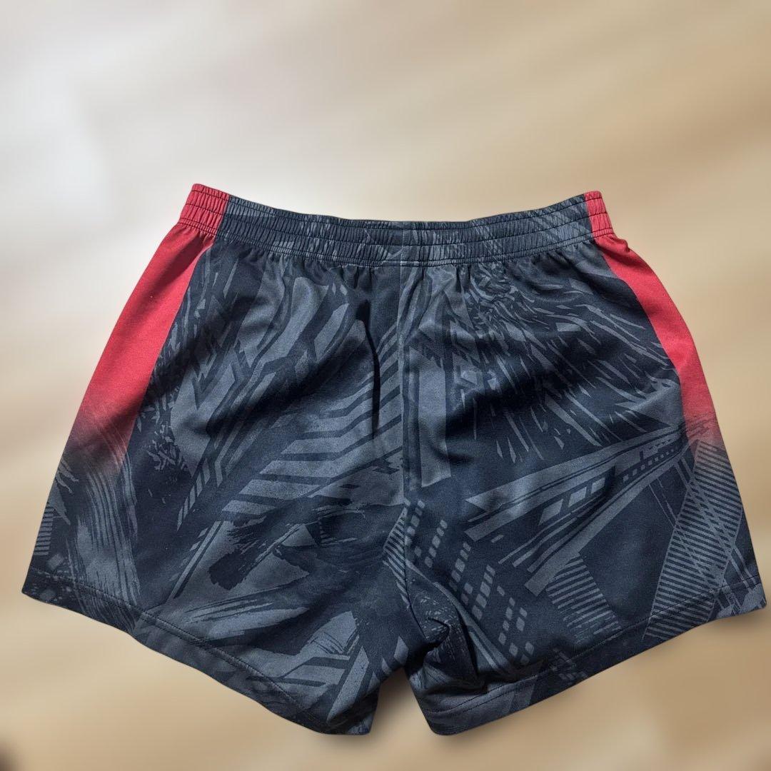 Mizuno グラフィックパンツ 2XL 黒/赤