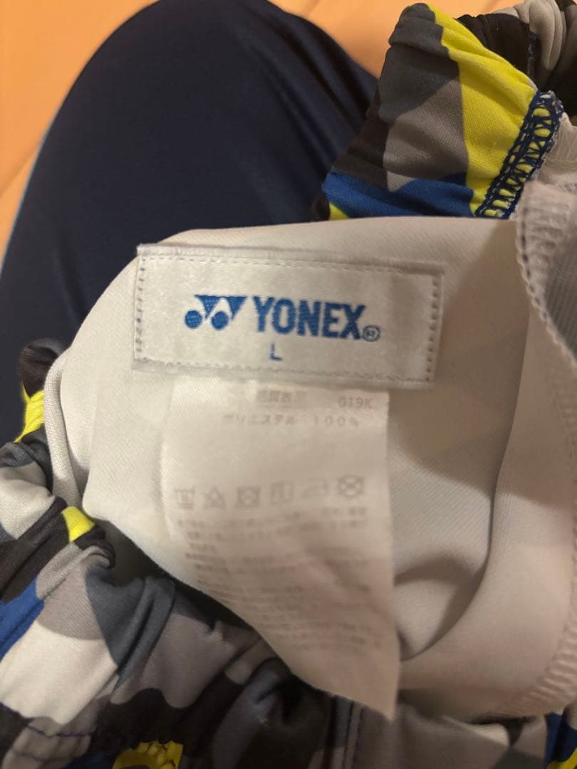 た*ゃ様 YONEX 幾何学模様 パンツ L 廃盤