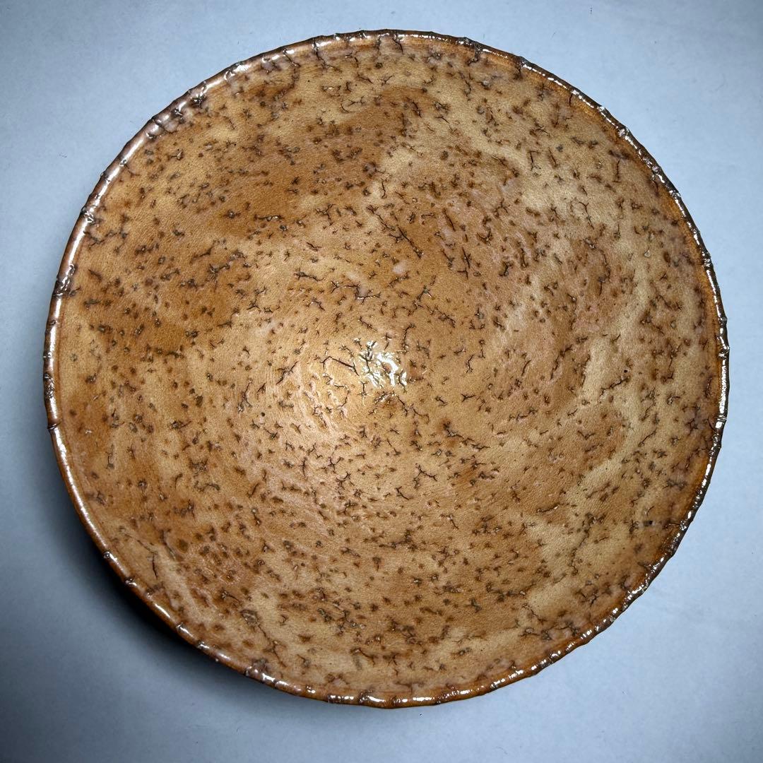 ◆萩焼窯元 長沢窯【原田隆峰】作 茶碗 四方桟共箱・共布・栞付 茶道具 抹茶碗◆