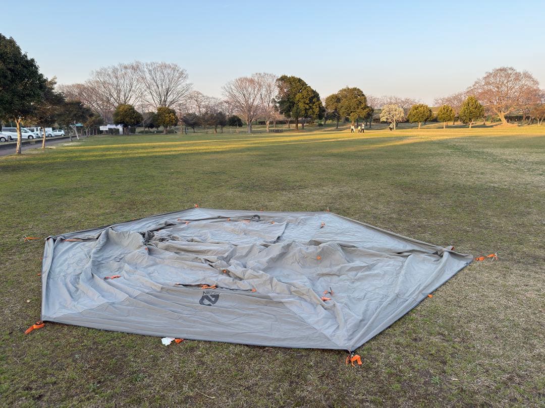 【中古】ヘキサライトエレメントTCポール3本/二股ポール付き　※5/31迄出品