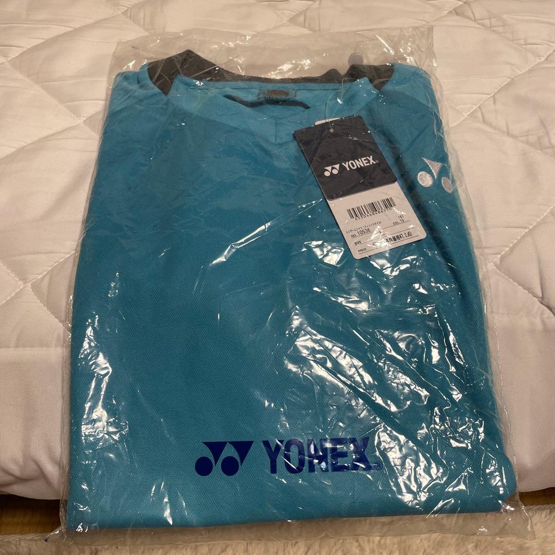 YONEX テニス Tシャツ Lサイズ 水色　 ゲームシャツ