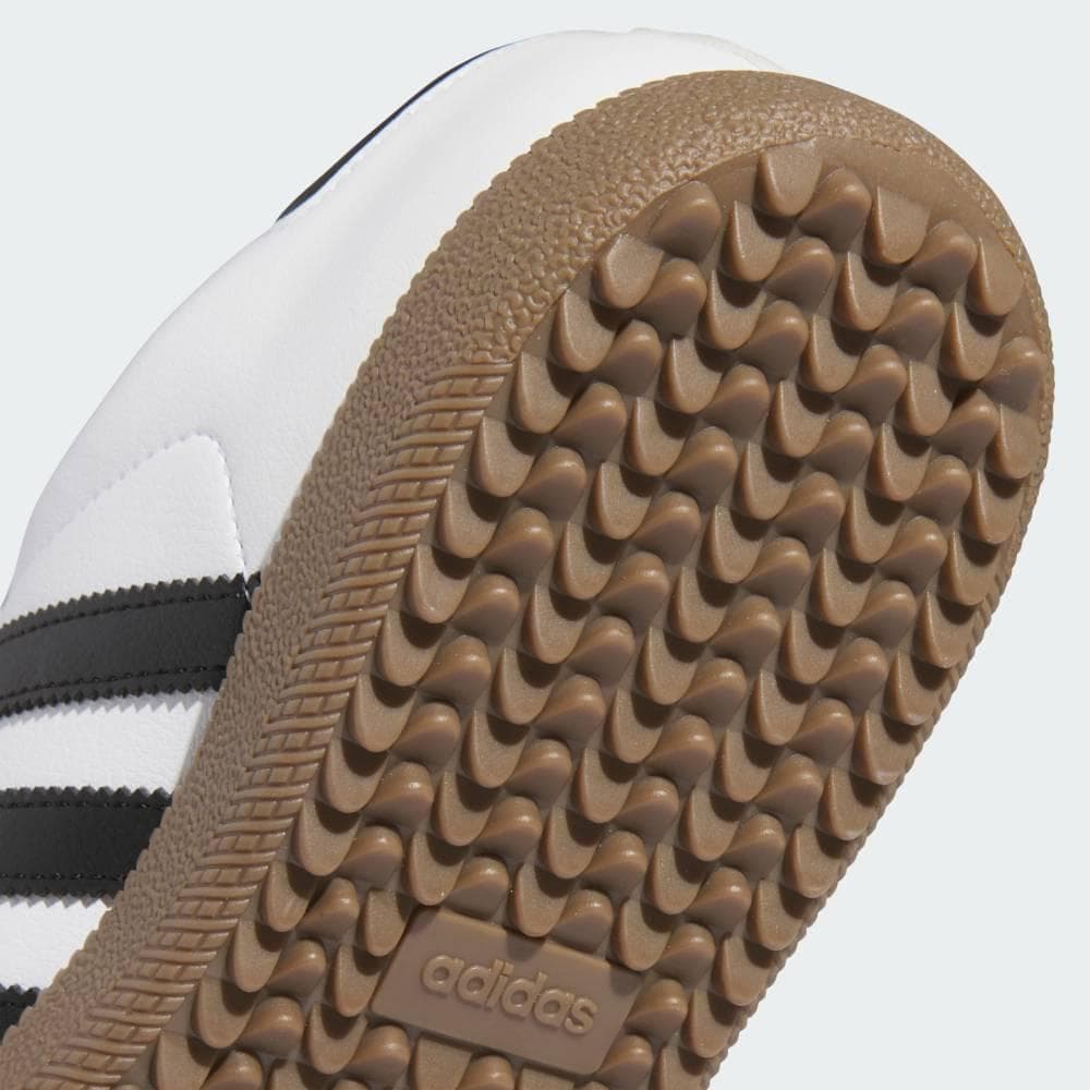 27cm アディダスゴルフ サンバ ゴルフ スパイクレス ゴルフシューズ 白 黒
