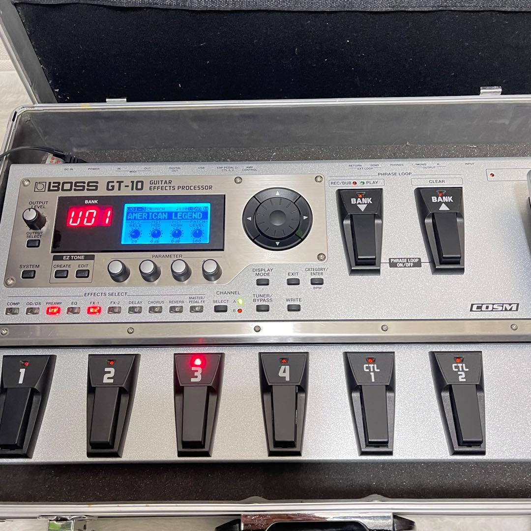 BOSS GT-10 マルチエフェクター　ケース付き