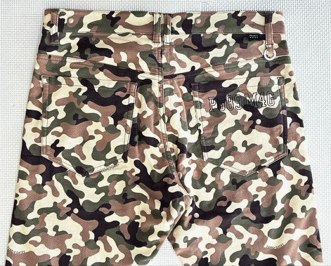 パーリーゲイツ パワフルコットンストレッチ フィールサーモパンツ（CAMO／5）