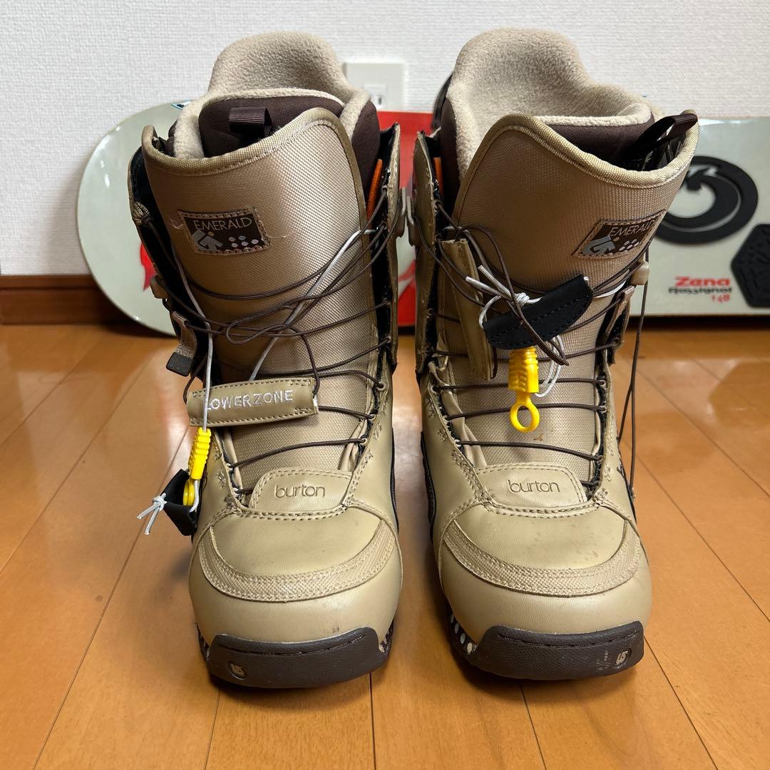 burton Emerald スノーボードブーツ 女性用 ベージュ　25.5cm
