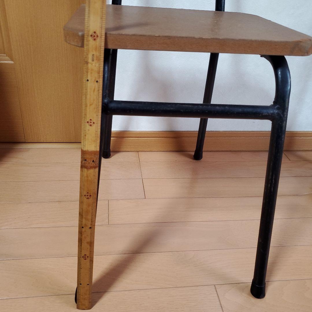 昭和レトロ 木製椅子 背もたれ付き