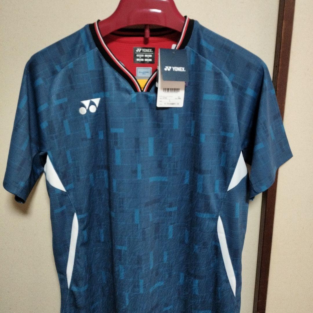 YONEX バドミントンシャツ Lサイズ ダークブルー新品