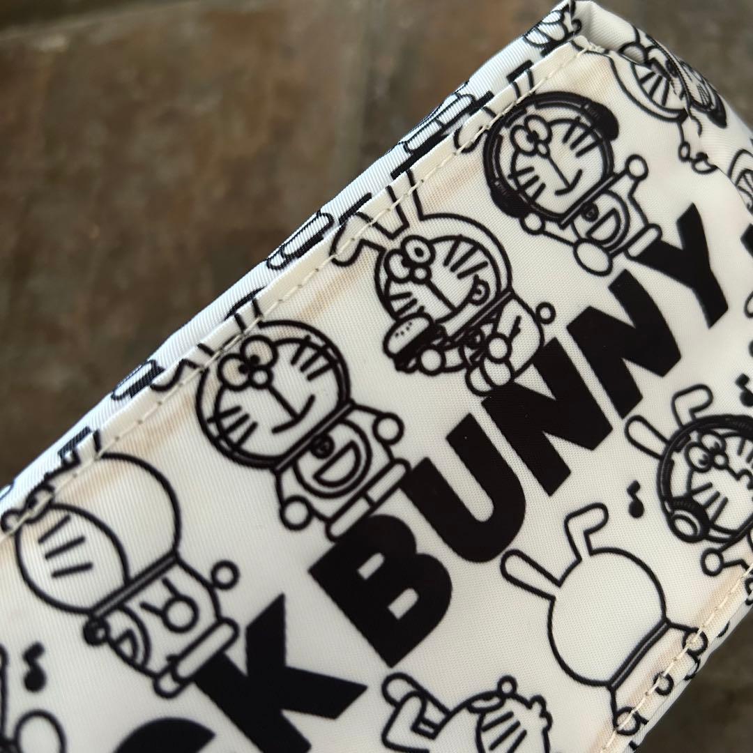 Jack Bunny!! ドラえもんシリーズ ショルダーバッグ ロゴボーダー柄