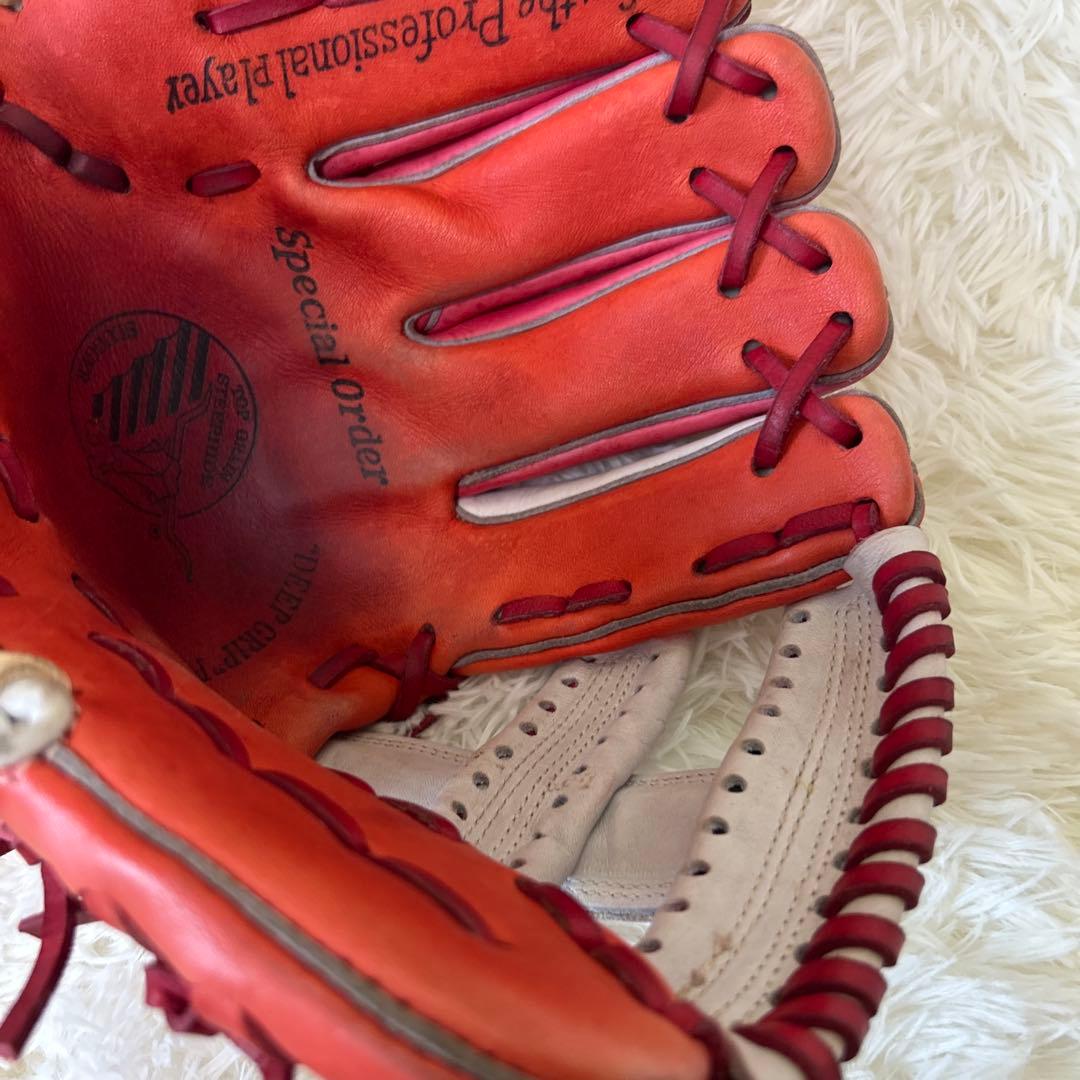 【廃盤ラベル】久保田スラッガー　スペシャルオーダーグローブ　内野手用　左投げ