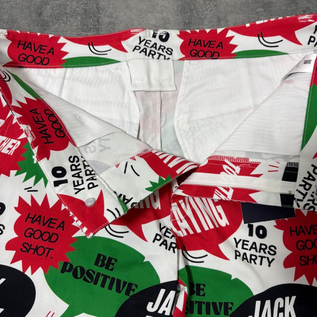 【新品】ジャックバニー　ストレッチパンツ　Lサイズ　吹き出しロゴ