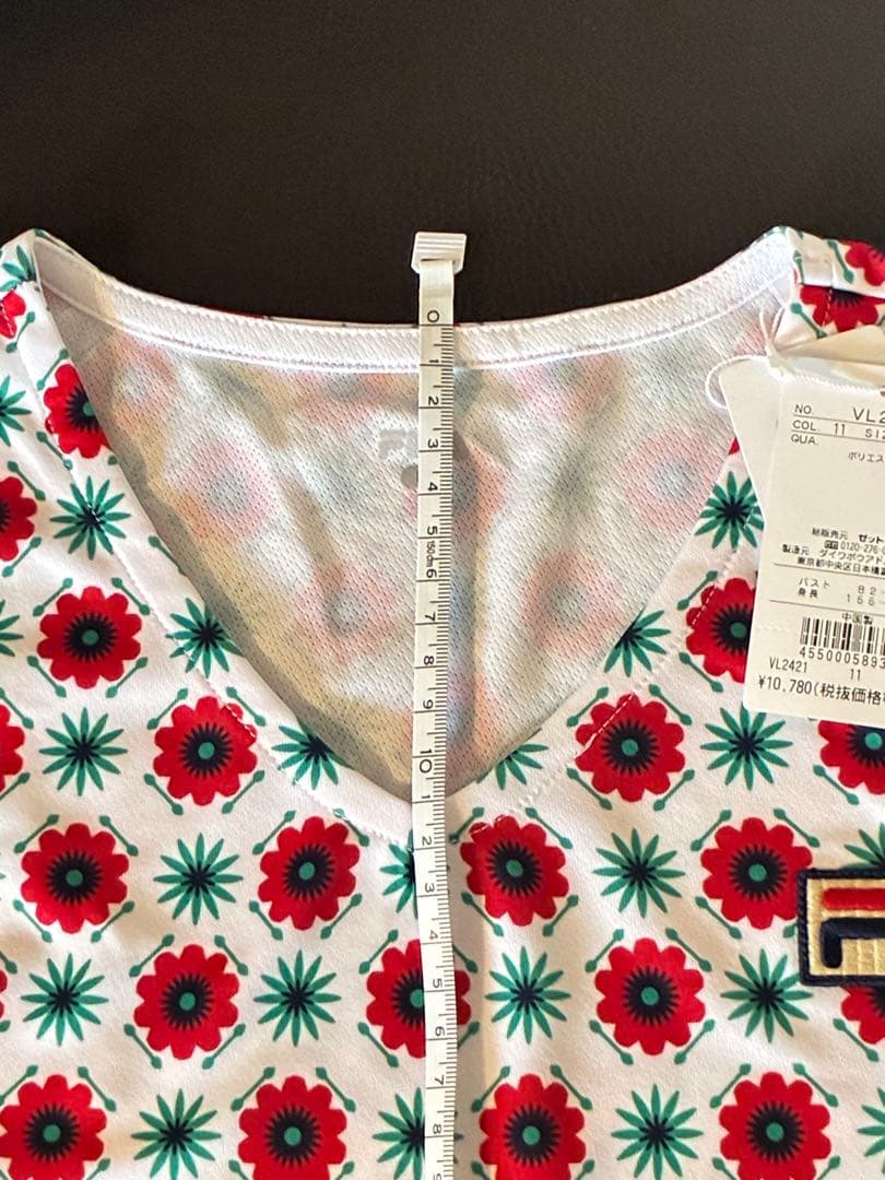 【新品未使用】FILA 花柄セットアップ上下M