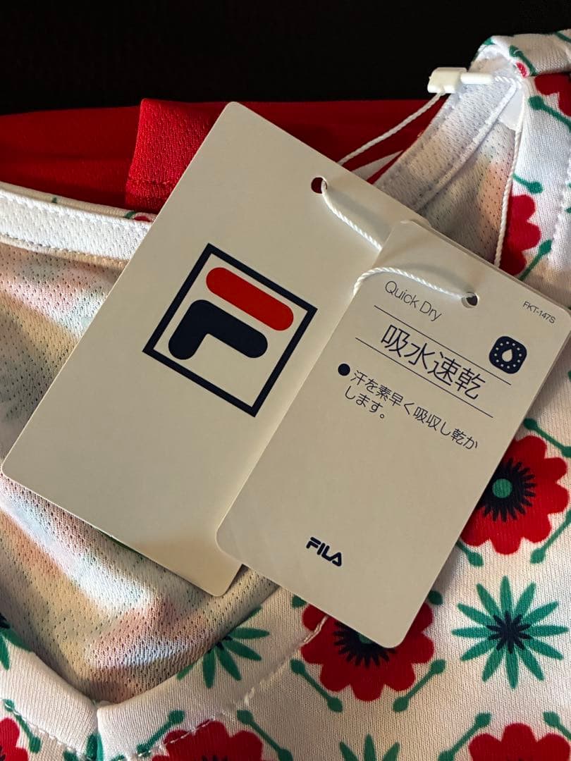 【新品未使用】FILA 花柄セットアップ上下M