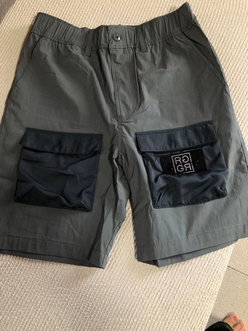 RUFFLOG OUT POCKET STRETCH SHORTS グレー