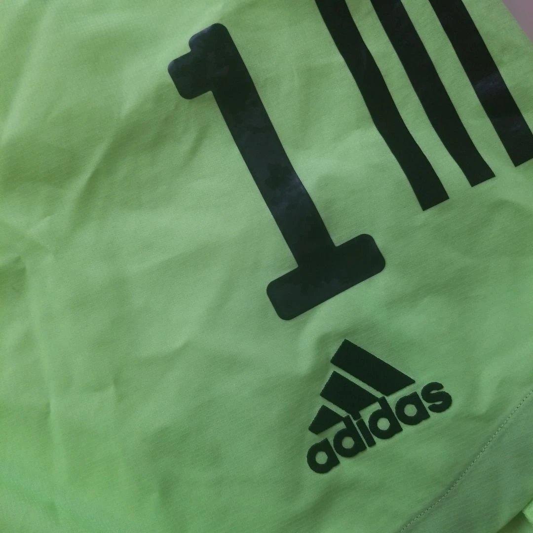 adidas 日本代表 蛍光グリーンショートパンツ JXO