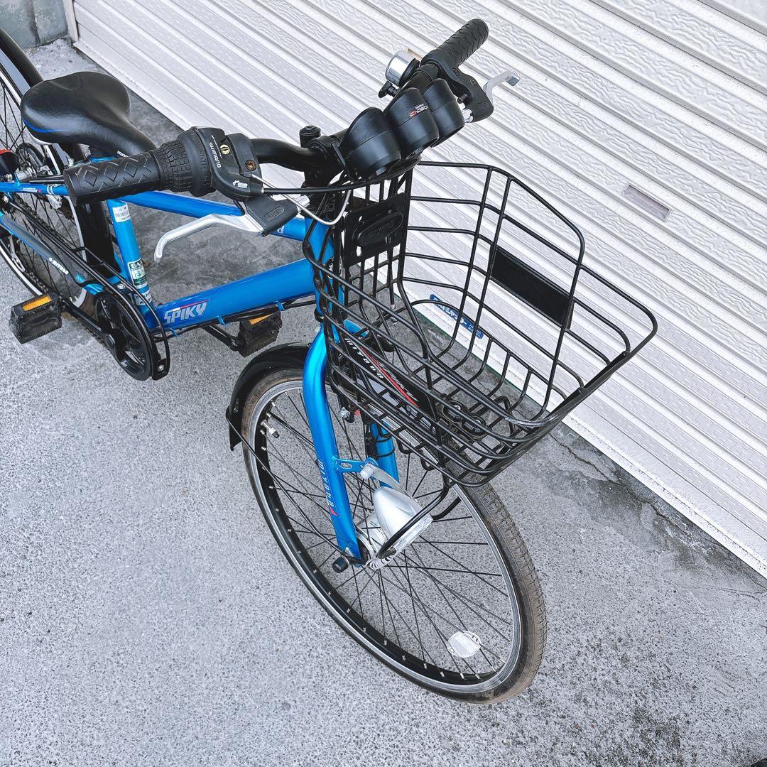 【引取限定】ミヤタ スパイキー 22型外装6段 オートライト子供用自転車