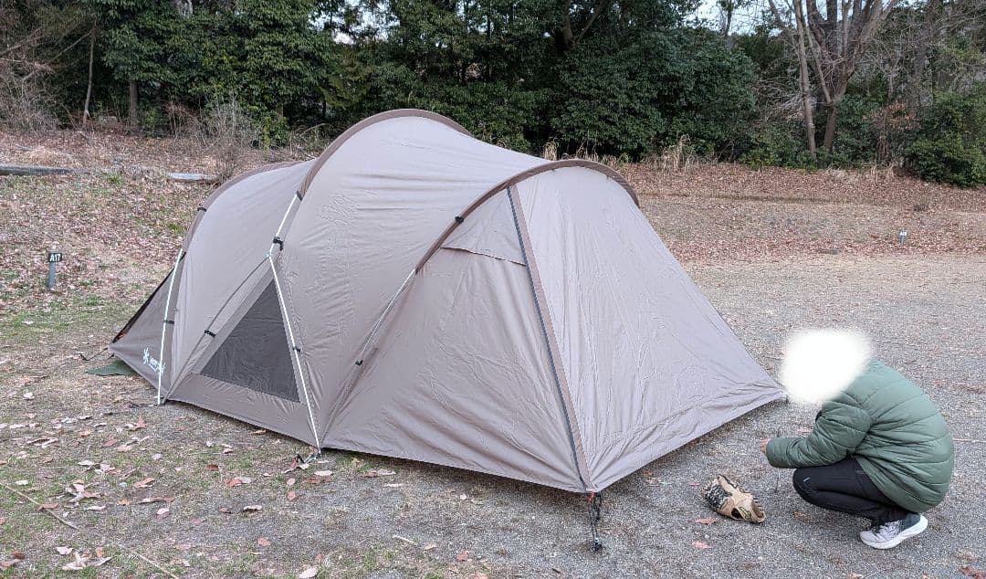 （美品）一晩使用　スノーピーク ランドネストドームM ＋ソロ用インナー セット